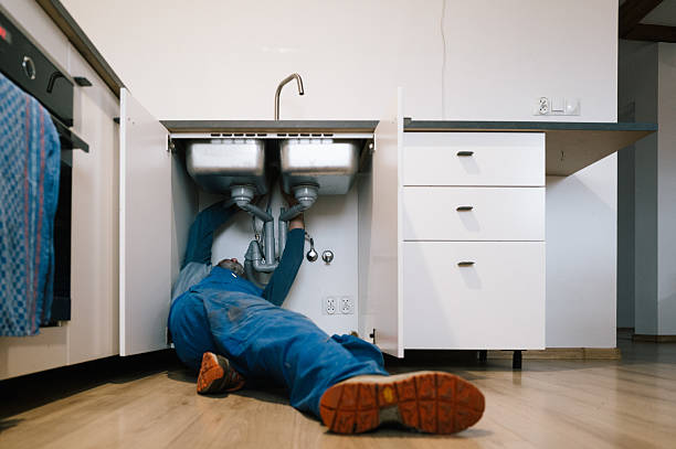 Professional Drain Cleaning technician working in Blue Ridge, VA